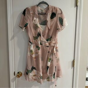 Show me your Mumu floral wrap dress